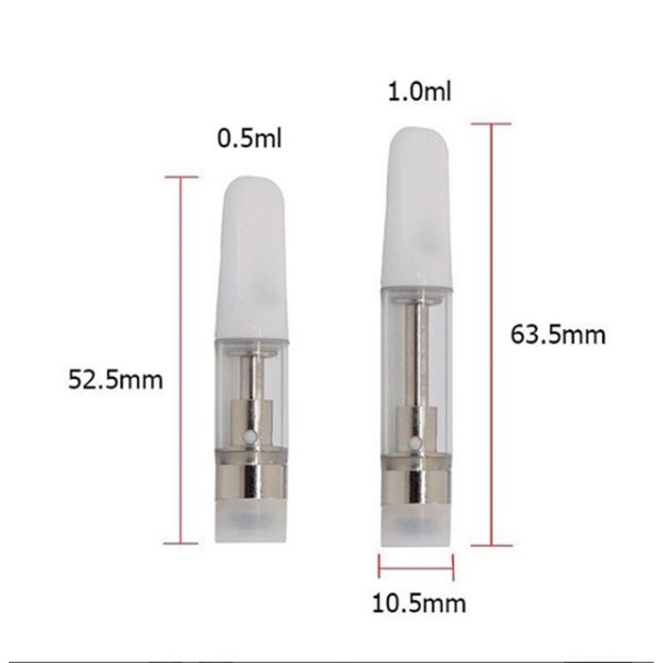 .5ml .8ml 1.0ml Capacity Empty  Vape Carts CCELL Cartridge - Image 4