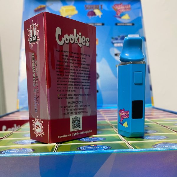 Premium Cookies Disposable Vape Pen – 1g Empty Device with Smart LCD Display - Image 5